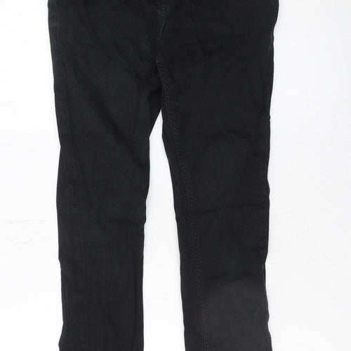 Next Womens Black Skinny Jeans Size 11 Slim Mid Rise Denim Stretch
