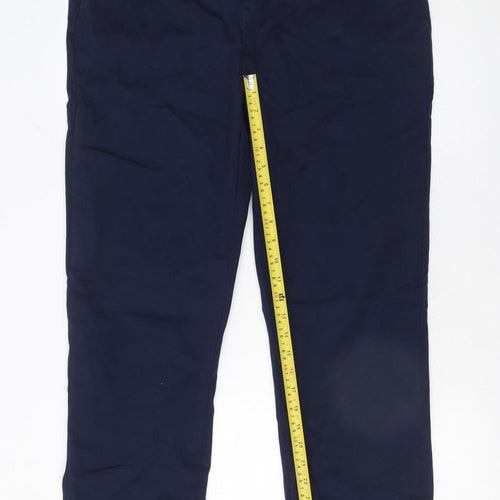 Dunnes Stores Men's Blue Chino Trousers 36W 33L Regular Fit