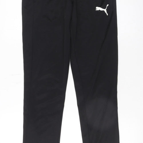Puma Men's Black Jogger Trousers Size S Sportswear