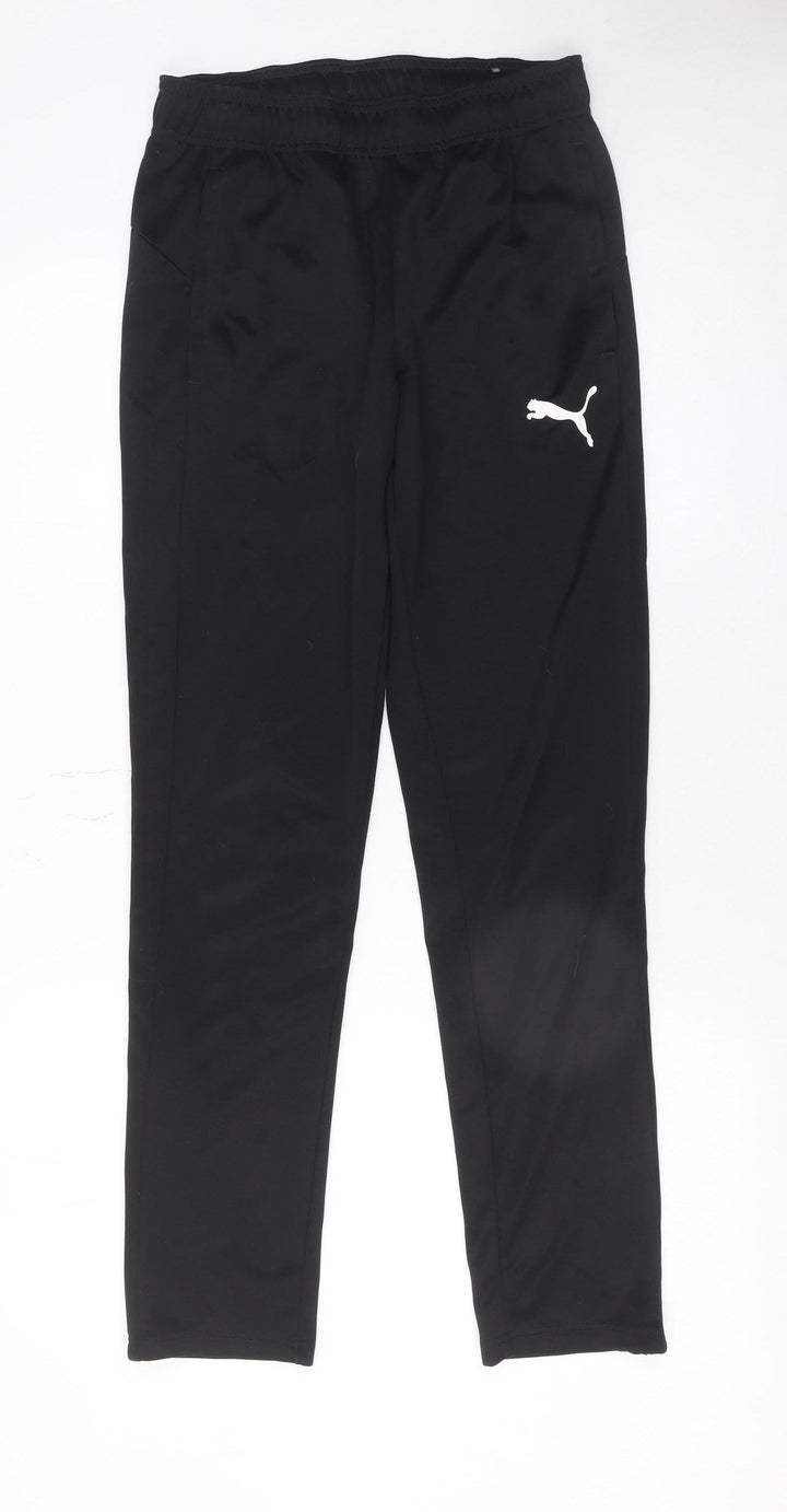 Puma Men's Black Jogger Trousers Size S Sportswear