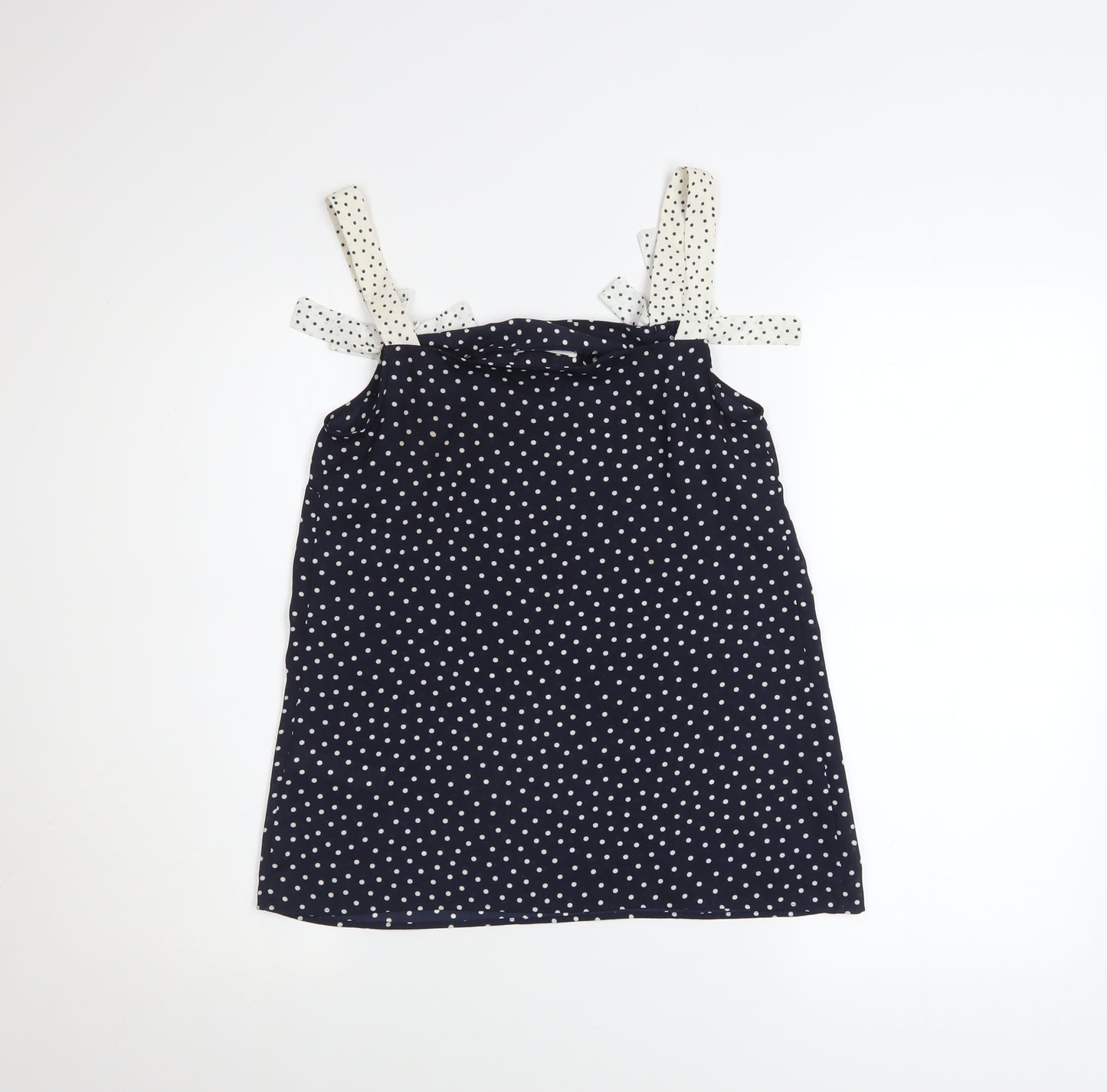 Savida Women’s Blue Polka Dot Camisole Tank Top XS