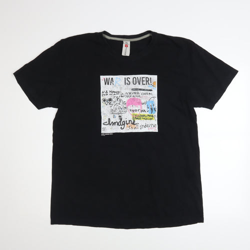 Payper Men’s Black XL Music Graphic Cotton T-Shirt