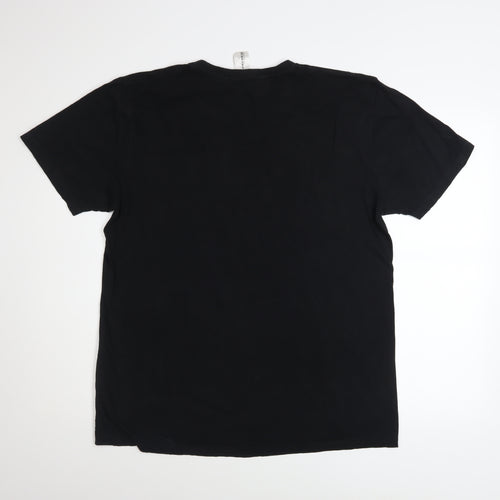 Payper Men’s Black XL Music Graphic Cotton T-Shirt