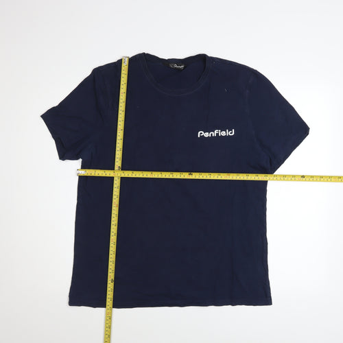 Penfield Men's Blue L Cotton Crew Neck Short Sleeve T-Shirt