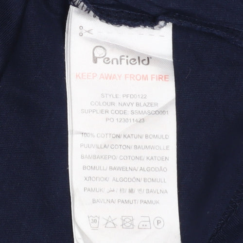 Penfield Men's Blue L Cotton Crew Neck Short Sleeve T-Shirt
