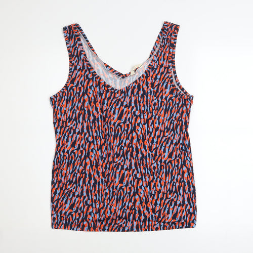 Hush Women's Multicoloured Animal Print Cotton Tank Top Size S