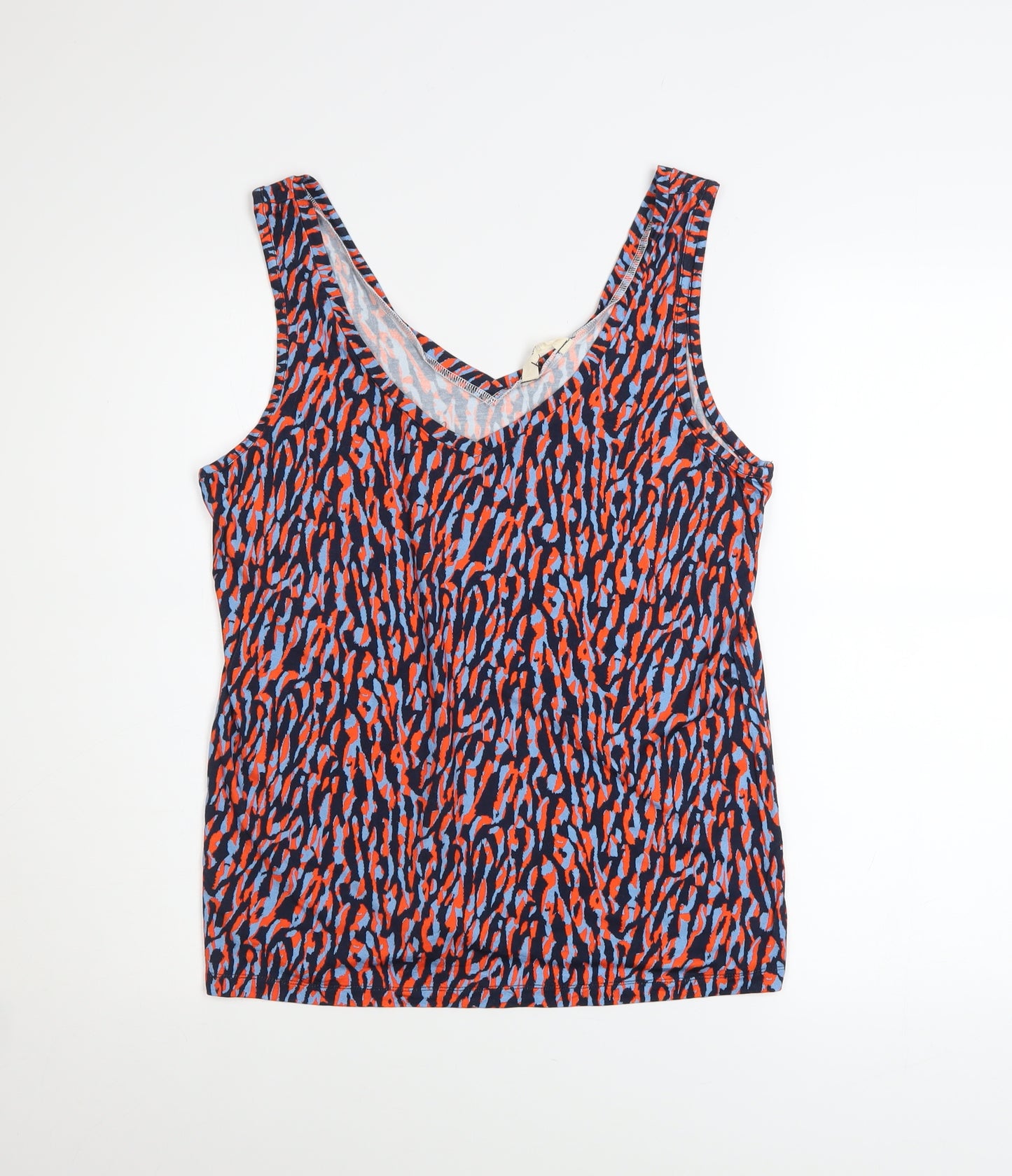 Hush Women's Multicoloured Animal Print Cotton Tank Top Size S