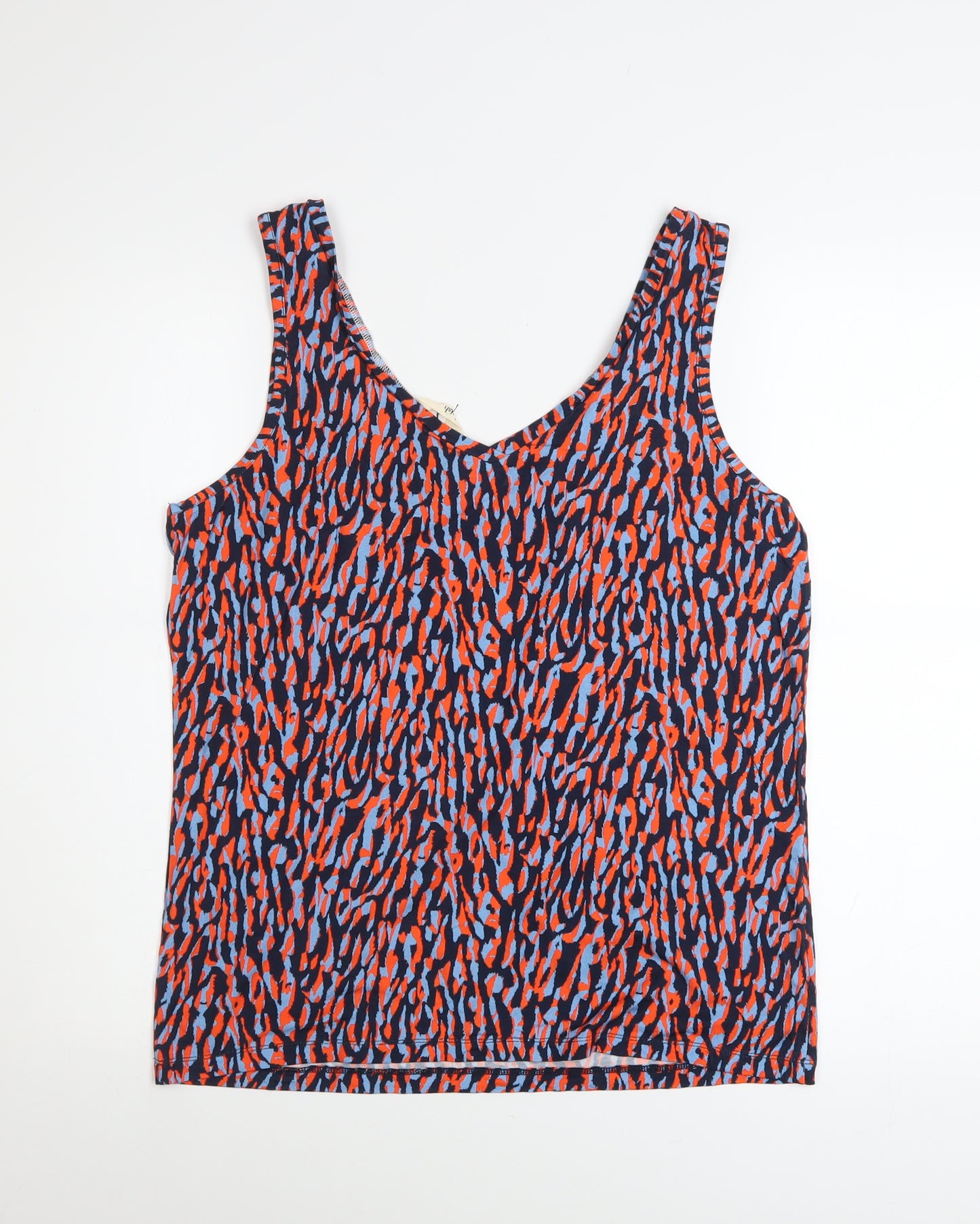 Hush Women's Multicoloured Animal Print Cotton Tank Top Size S