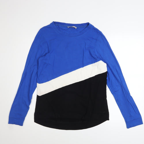 Oasis Women’s Multicoloured Long Sleeve Colourblock Top S