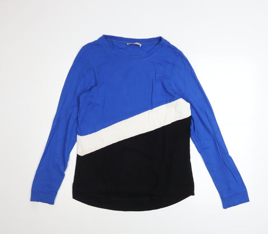 Oasis Women’s Multicoloured Long Sleeve Colourblock Top S