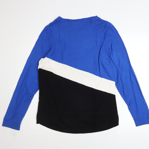 Oasis Women’s Multicoloured Long Sleeve Colourblock Top S