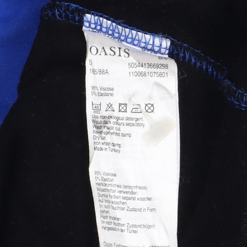 Oasis Women’s Multicoloured Long Sleeve Colourblock Top S