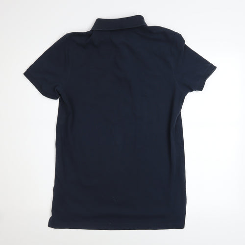 Abercrombie & Fitch Men's Blue Slim Fit Polo Shirt Size M