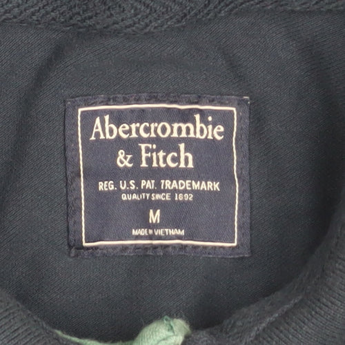 Abercrombie & Fitch Men's Blue Slim Fit Polo Shirt Size M