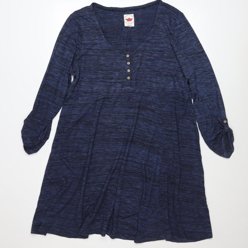 Faithful & True Women's Blue A-Line Jersey Dress Size 20