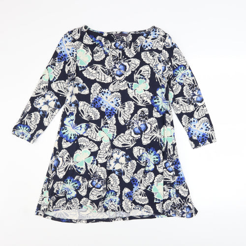 Marks and Spencer Womens Blue Butterfly Tunic Blouse Size 12