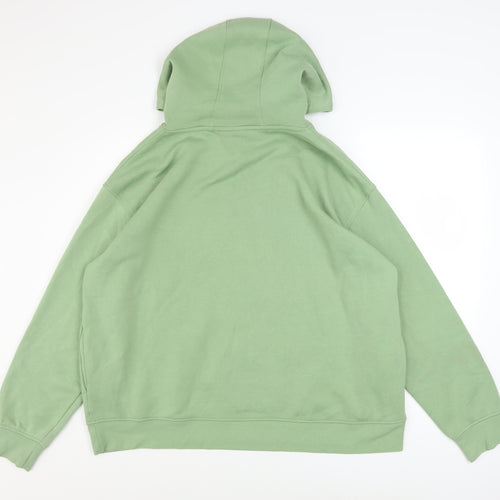 Disney Womens Green XL Pullover Hoodie Simba Graphic Print