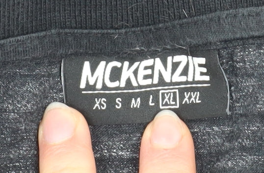 McKenzie Men's Black XL Polo Shirt Regular Fit Casual Top