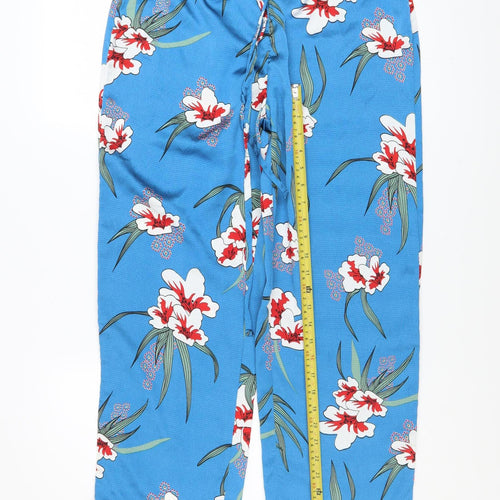 Carolyn Donnelly Women’s Blue Floral Pyjama Pants Medium Lightweight