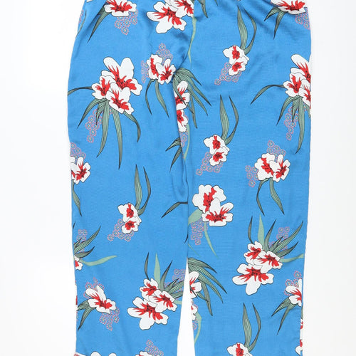 Carolyn Donnelly Women’s Blue Floral Pyjama Pants Medium Lightweight