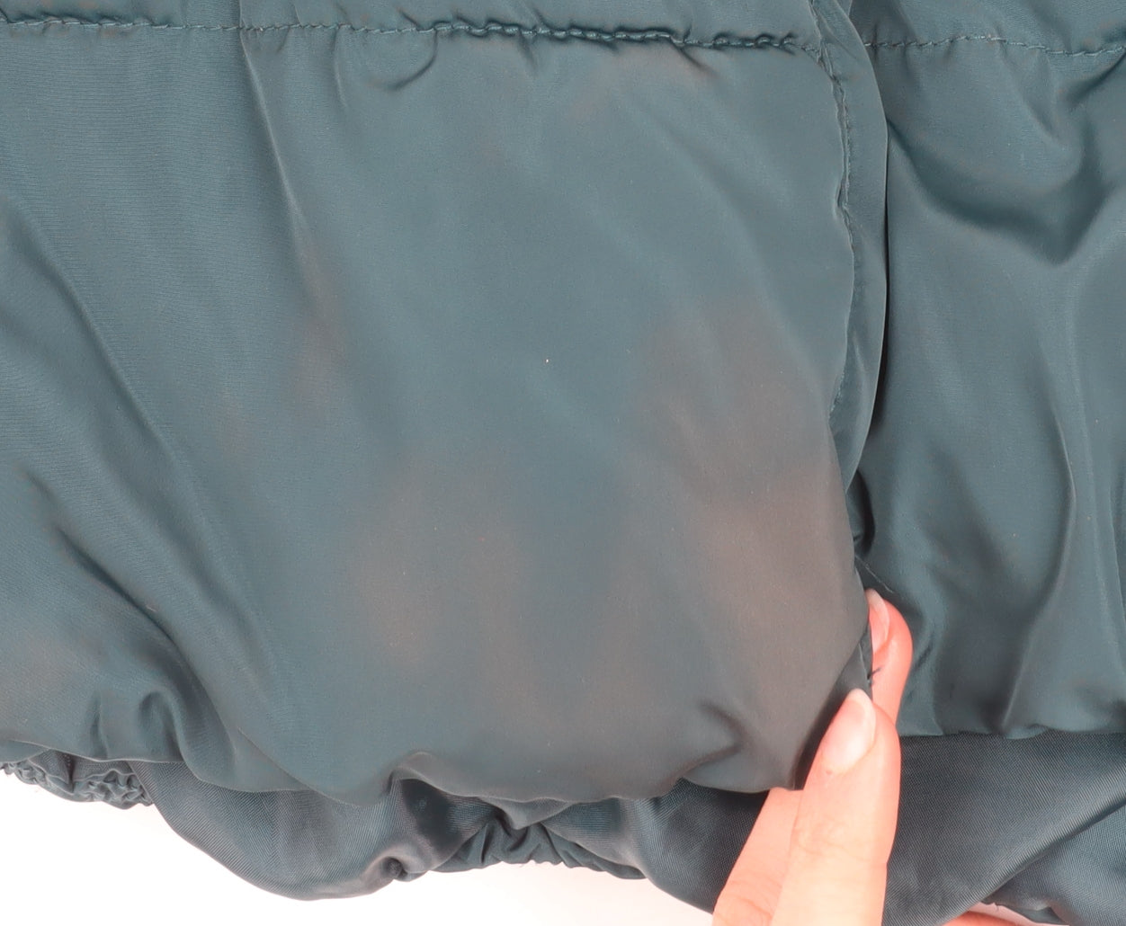 Roman Women’s Green Hooded Puffer Jacket Size 16 Quilted Winter Coat
