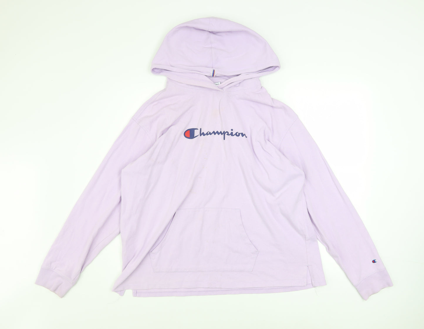 Champion Women’s Lilac Pullover Hoodie XL Cotton Athleticwear
