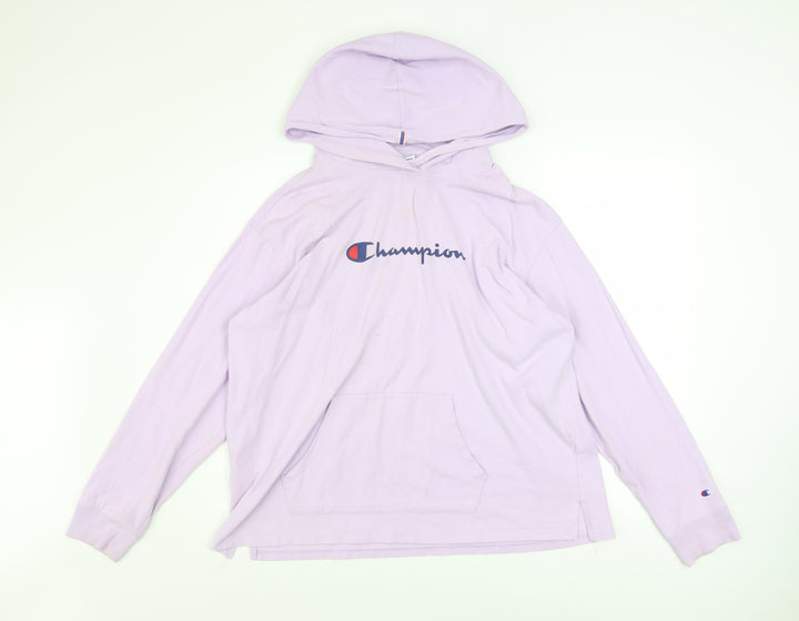 Champion Women’s Lilac Pullover Hoodie XL Cotton Athleticwear