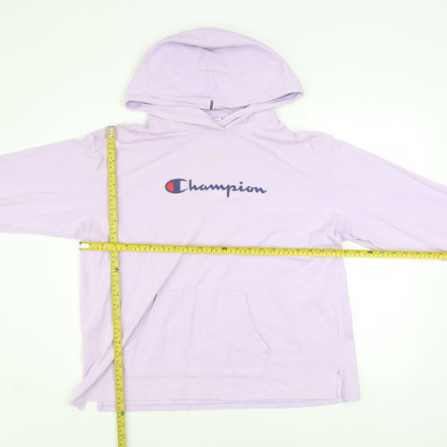 Champion Women’s Lilac Pullover Hoodie XL Cotton Athleticwear