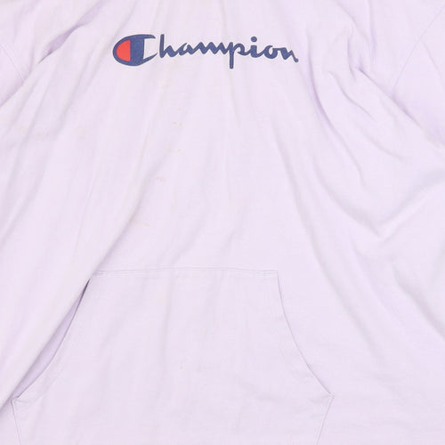 Champion Women’s Lilac Pullover Hoodie XL Cotton Athleticwear