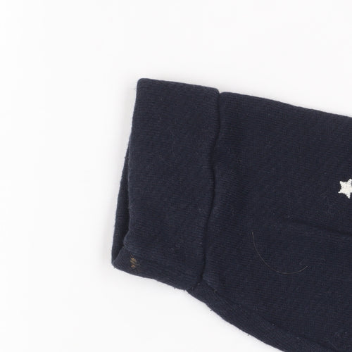 The White Company Women Navy Cotton Star Print Sweatshirt Size 12