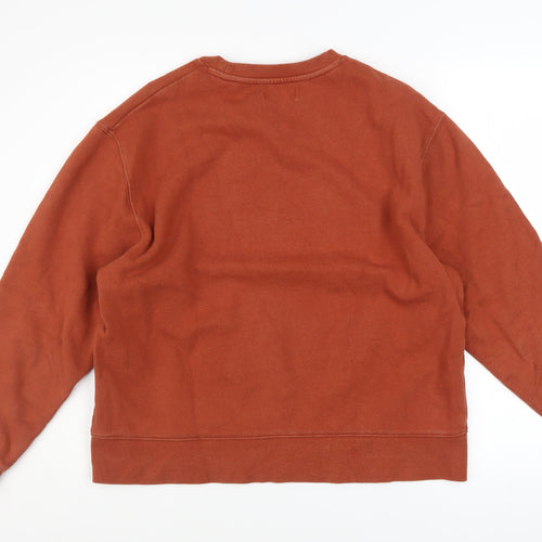 Topman Men’s Brown Pullover Sweatshirt Size S Regular Fit