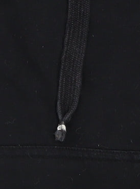 Bershka Men's Black Pullover Hoodie M Fleece Cotton Blend