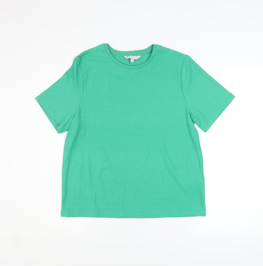 Red Herring Women’s Green Short Sleeve Crew Neck T-Shirt Size 14