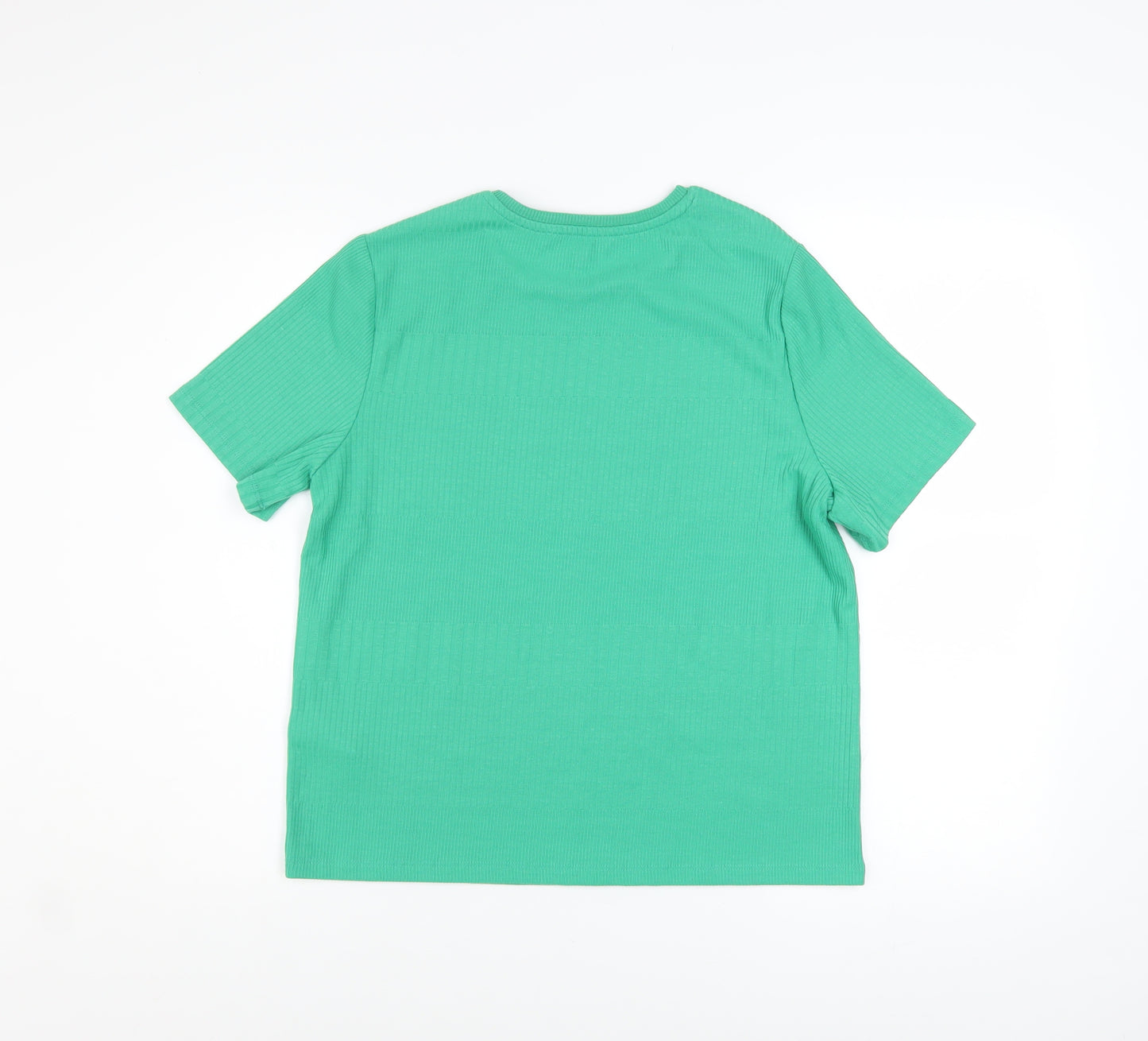 Red Herring Women’s Green Short Sleeve Crew Neck T-Shirt Size 14