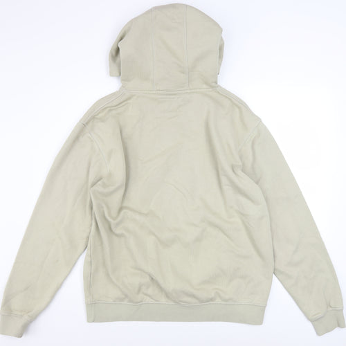 Jack Wills Men’s Beige Pullover Hoodie L Fleece Regular Fit
