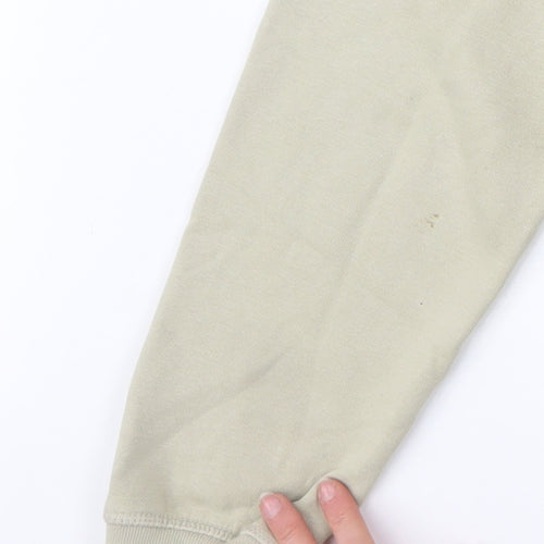 Jack Wills Men’s Beige Pullover Hoodie L Fleece Regular Fit