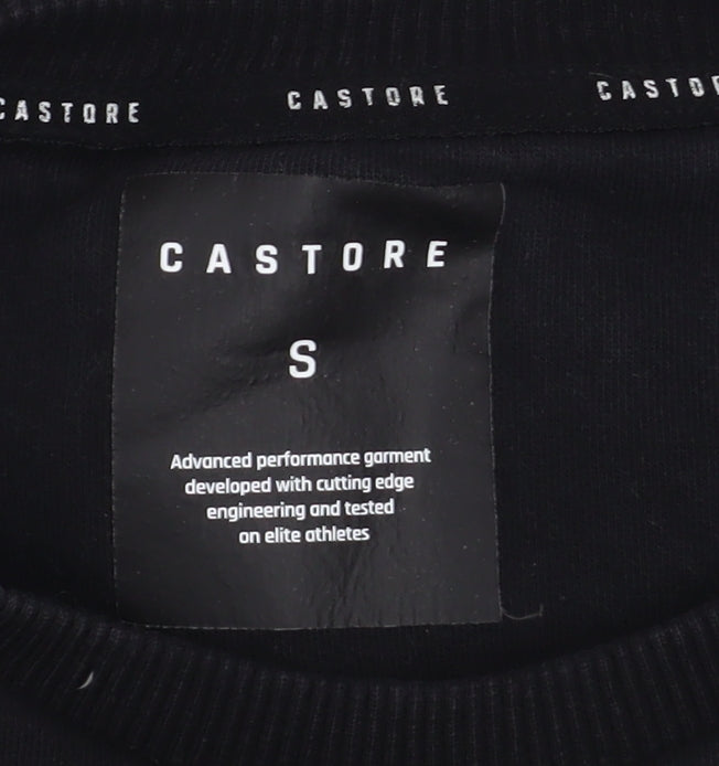 Castore Mens Black Small Pullover Sweatshirt Crew Neck