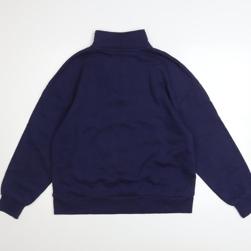 Dunnes Stores Women’s Navy 1/2 Zip Michigan Sweatshirt XS