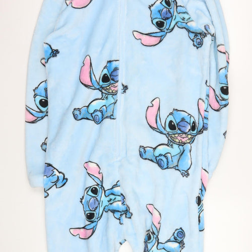 Next Disney Lilo & Stitch Blue Fleece Hooded Onesie Girls 13 Years