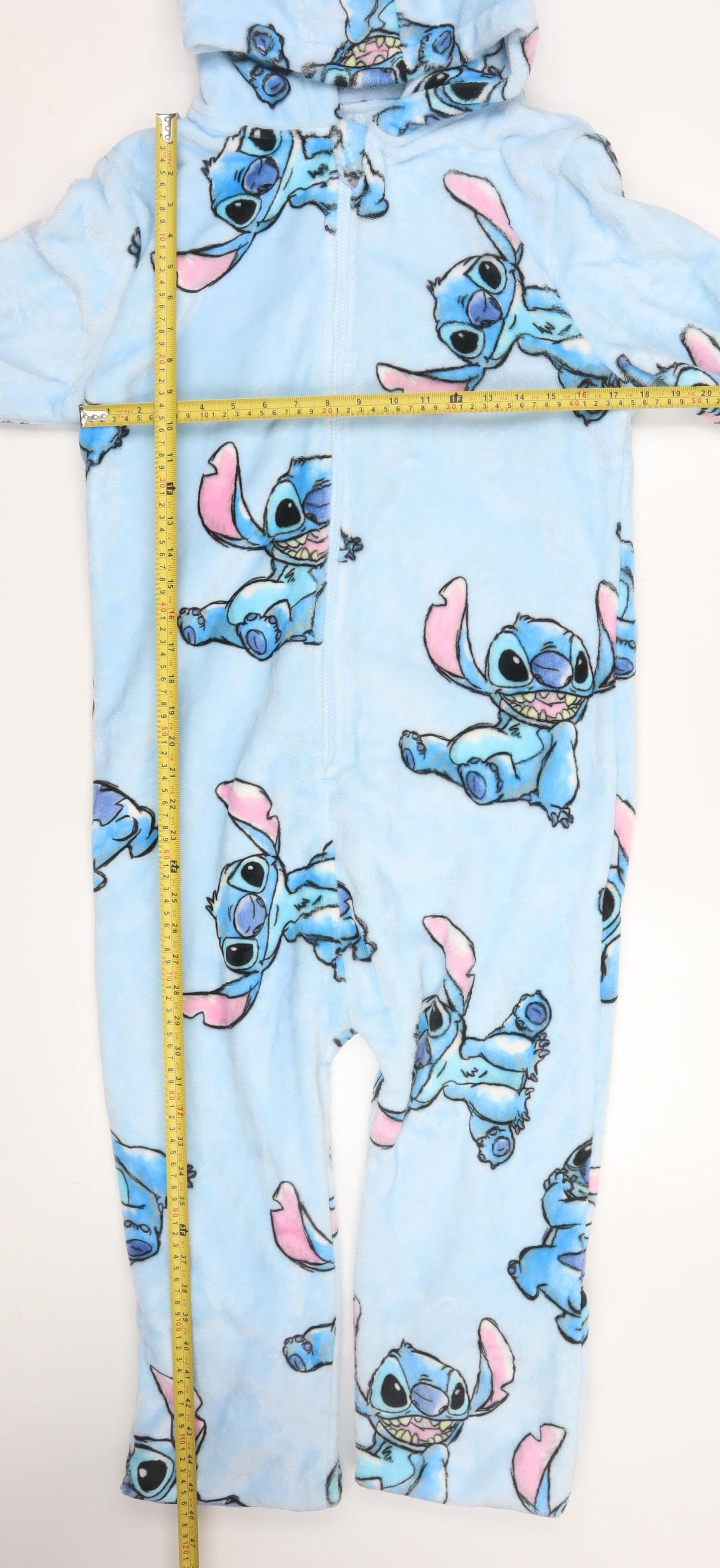 Next Disney Lilo & Stitch Blue Fleece Hooded Onesie Girls 13 Years