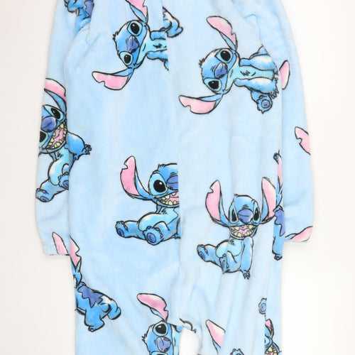 Next Disney Lilo & Stitch Blue Fleece Hooded Onesie Girls 13 Years