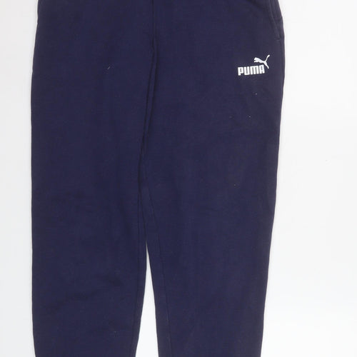 Puma Men's Blue Regular Fit Jogger Sweatpants Size S