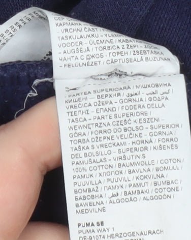 Puma Men's Blue Regular Fit Jogger Sweatpants Size S