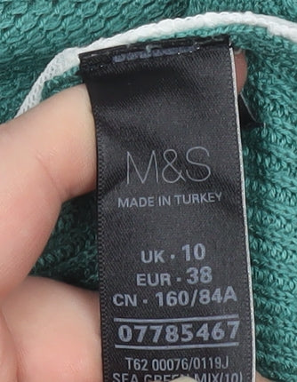 Marks and Spencer Women’s Sea Green Knit Tunic Cardigan Size 10