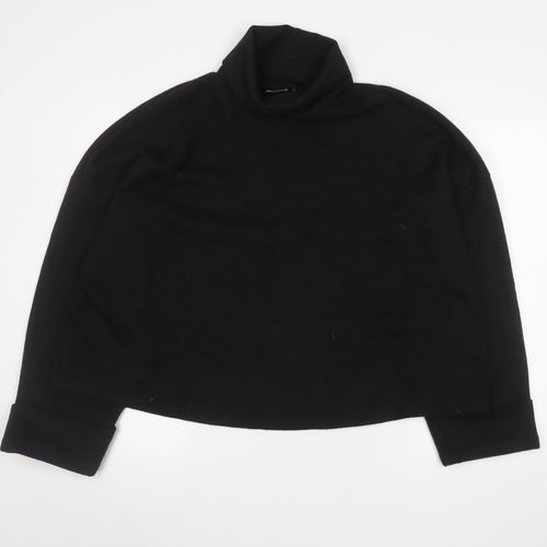ASOS Design Womens Black XL Turtleneck Pullover Sweatshirt
