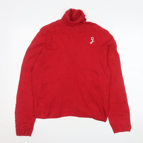 525 America Women's Red Roll Neck Pullover Jumper Size L