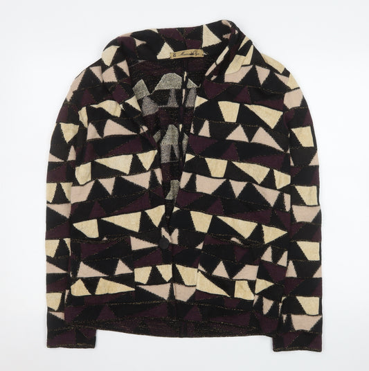 Maison Olga Women's Multicoloured Geometric Knit Blazer M