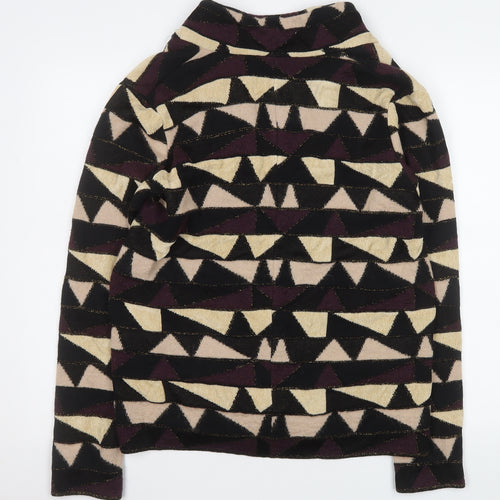 Maison Olga Women's Multicoloured Geometric Knit Blazer M