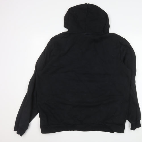 Puma Mens Black Pullover Hoodie XL Fleece Sports Sweatshirt