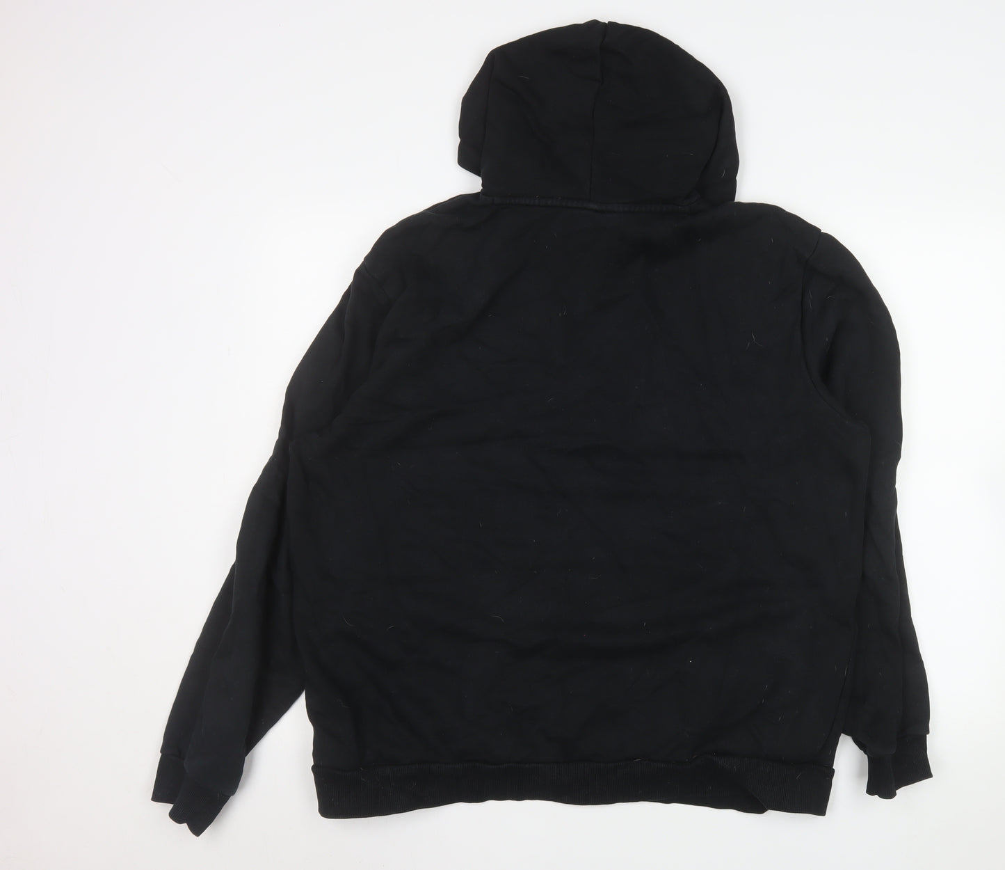 Puma Mens Black Pullover Hoodie XL Fleece Sports Sweatshirt